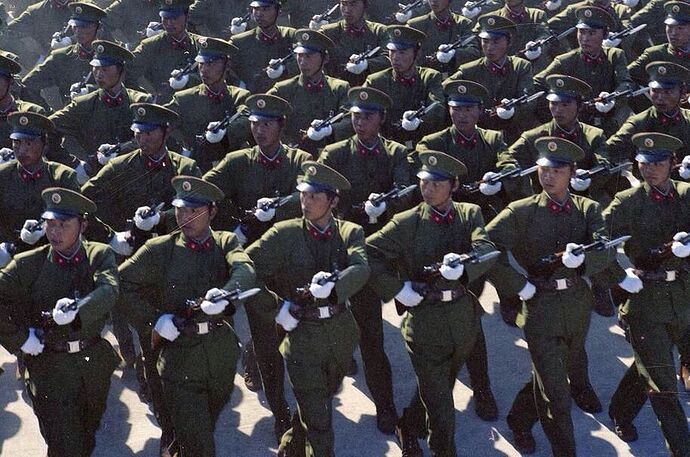 84阅兵陆军方阵