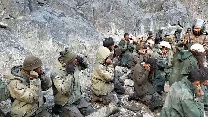 加勒万印度俘虏