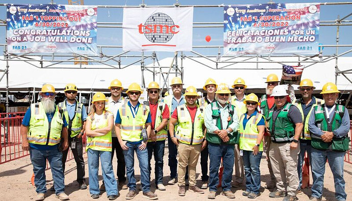 台积电美国工人