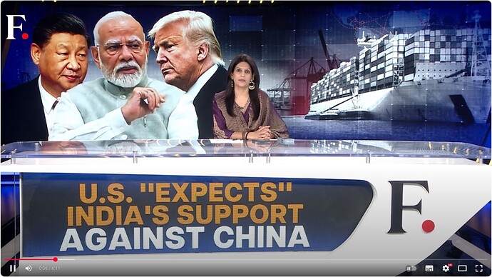 Palki美国期待印度的协助打击中国