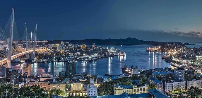 海参崴夜景