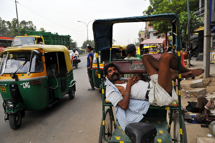 印度突突车人力车