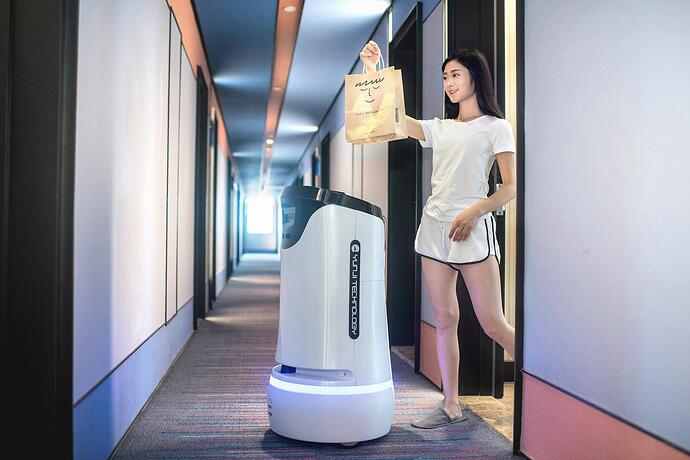 酒店送货机器人